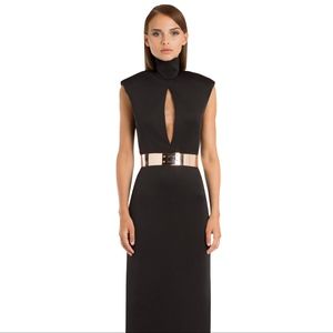 Black Felip High Neck Maxi Formal Dress